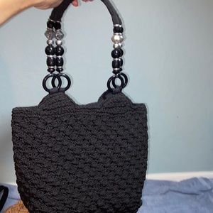 Like new Blue Miami woven beaded shoulder bag  purse